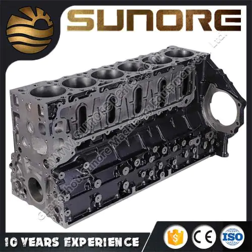 Cylinder block with 6 cylinder cast iron for 6hk1 engine
