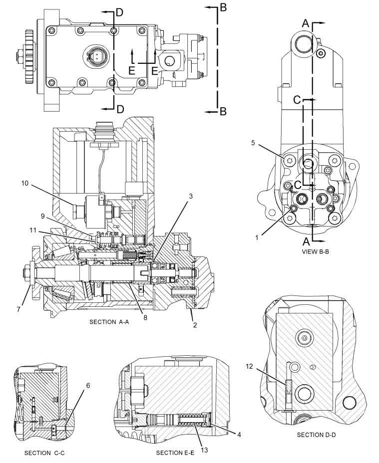 C7 Fuel pump diagram
