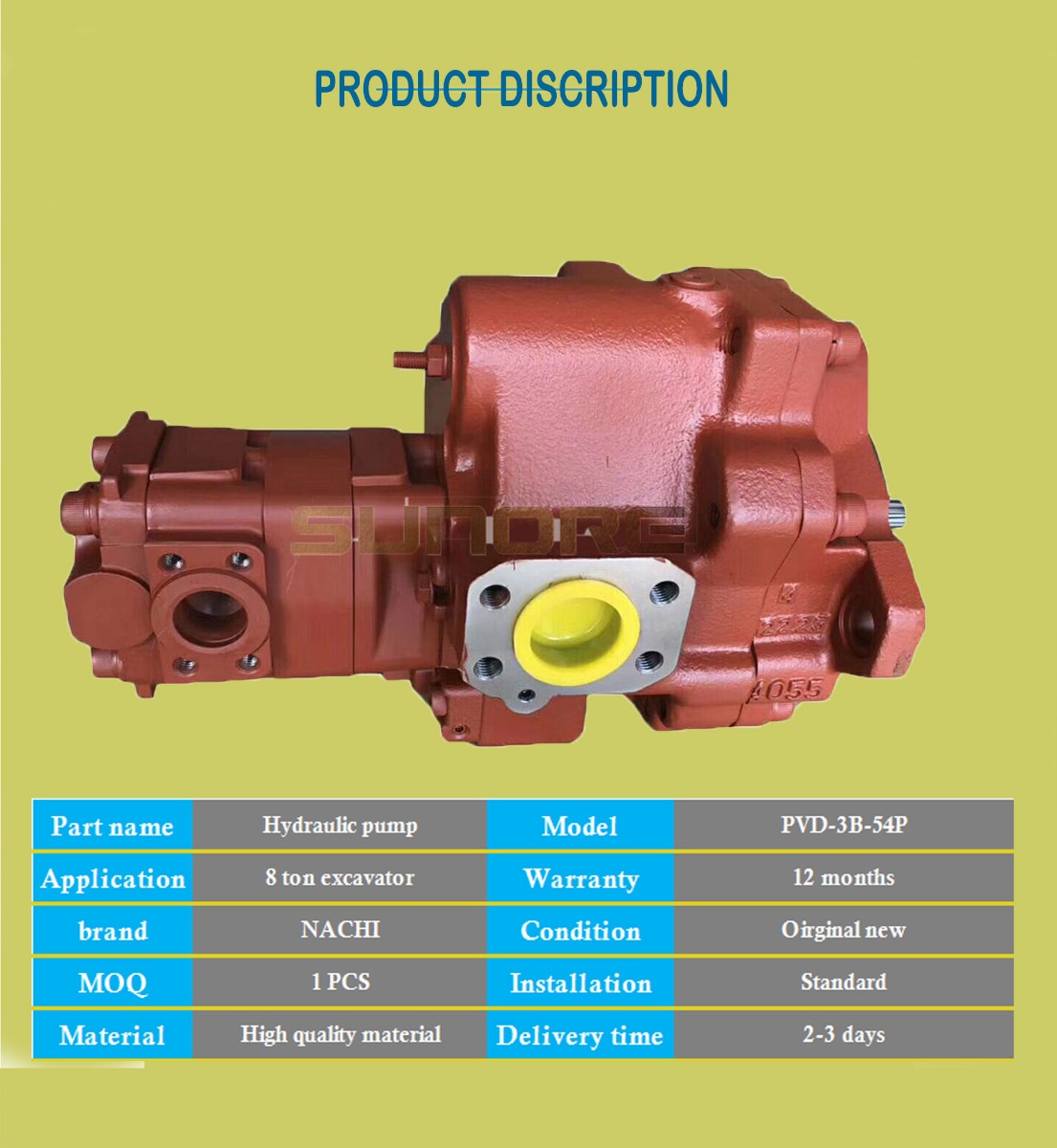 Kobelco SK60 hydraulic pump