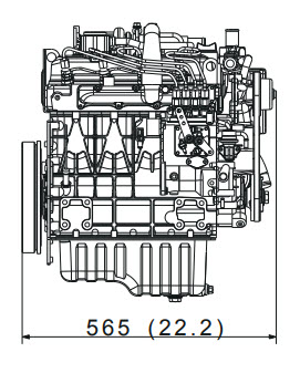kubota v1505 engine dimensions 1